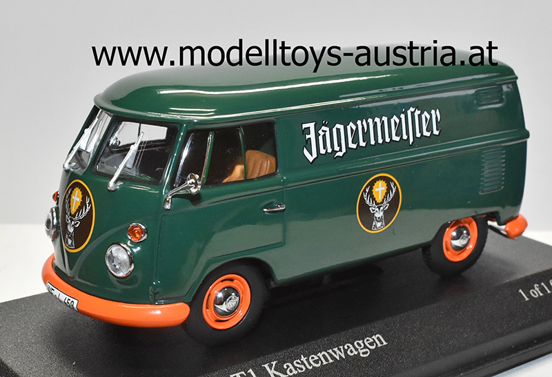 VW T1 Kastenwagen 1966 JÄGERMEISTER 1:43 VW T1 Kastenwagen 1966 JÄGERMEISTER 1:43